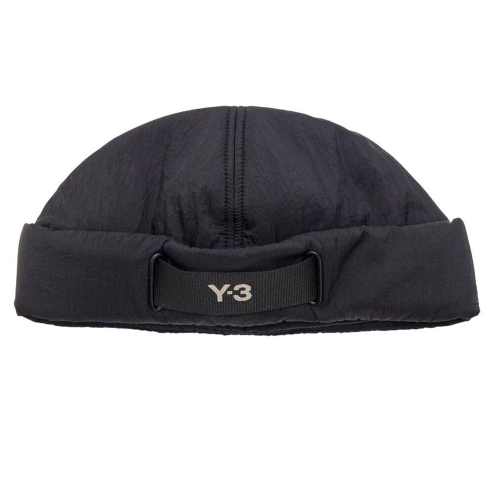 Y-3 Unisex Adult Padded Beanie / Black